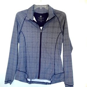 Peter Millar E4 Performance Plaid Print Full Zip